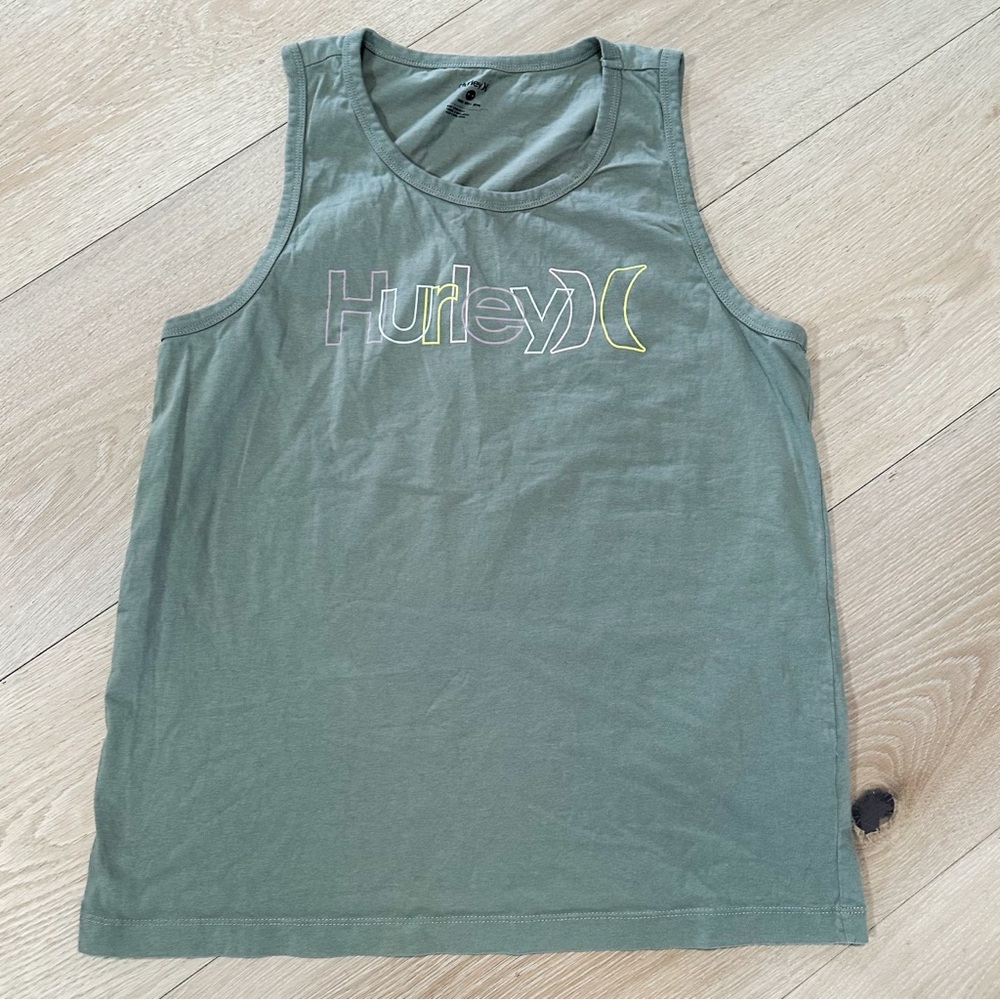 NWOT HURLEY Green Tank Top